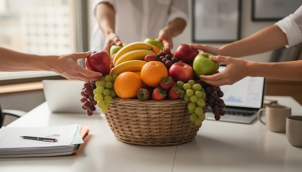 Livraison de fruits au bureau : le service frais qui simplifie la pause fruitée